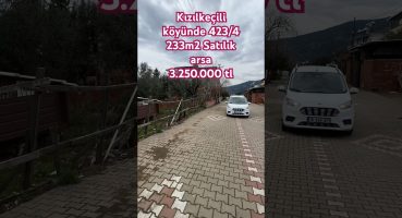 Kazdağlarının eteklerinde en güzel köylerden biri olan Kızılkeçili köyünde satılık 233m2 arsa villa Satılık Arsa