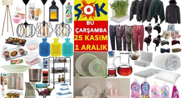 ŞOK BU ÇARŞAMBA I ŞOK MARKET 25 KASIM 2020 I ŞOK MARKET AKTÜEL ÜRÜNLERİ I ŞOK’TA BU HAFTA