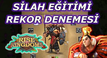 Silah Eğitimi Nasıl Yapılır ? Sıralamaya Girmek Çok Kolay – Bedava Heykel – Rise Of Kingdoms