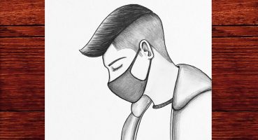 2024 Yılında Çok Kolay Maskeli Erkek Resmi Çizimi Nasıl Yapılır (Yeni başlayanlar için çizim yaptım)