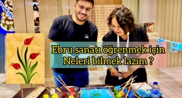 Ebru Sanatı Nasıl Yapılır? püf Noktalarıyla A’dan Z’ye ebru sanatı