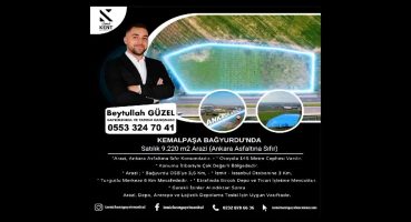 İzmir Kemalpaşa Bağyurdu Yeni Satılık Arazi 9.220 m2 Satılık Arsa