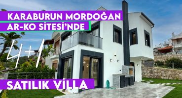Mordoğan AR-KO Sitesi’nde 4+1 Sıfır Satılık Lüks Villa Satılık Arsa