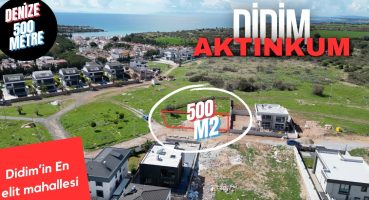 Didim’in En Elite Mahallesi Altınkumda 500 m2 satılık Villa İmarlı Arsa Satılık Arsa
