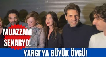 Yargı dizisi oyuncuları bir araya geldi | Kaan Urgancıoğlu ve Pınar Deniz’den senariste övgüler! Magazin Haberi