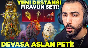 YENİ GELİŞMİŞ FİRAVUN SETİ VE ALEVLİ ASLAN PETLER GELDİ!! 😮 (OYUNUN EN İYİ PETİ) | PUBG MOBILE