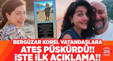 Bergüzar Korel Plajda Vatandaşlara Ateş Püskürdü!! Olay Sonrası İlk Açıklama!! | Magazin Noteri Magazin Haberleri