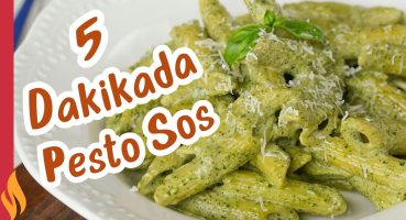 5 DAKİKADA PESTO SOS TARİFİ ✅ Pesto Soslu Makarna Nasıl Yapılır? 😋