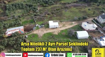 Erdek Hamamlı Mahallesinde İmarlı Deniz Manzaralı 237m² Satılık 2 Ayrı Parsel Arsa Satılık Arsa