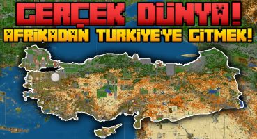 Minecraftta Gerçek Dünya Haritası / Bir Yolculuk Hikayesi: Türkiye vs İsrail Savaşına Yakalanmak