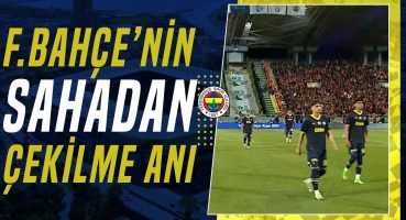 Fenerbahçe Takımı Sahadan Çekildi! (Turkcell Süper Kupa Finali)