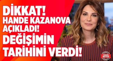 DİKKAT!! Hande Kazanova Açıkladı!! Sürpriz Erken Seçim Yorumu!! | Magazin Noteri Magazin Haberleri