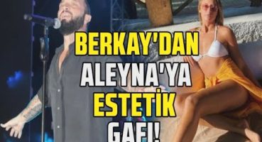 Berkay Survivor Aleyna Kalaycıoğlu’nun burun estetiği yaptırdığını itiraf etti! Magazin Haberi
