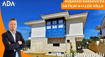 Kuşadası’nda Satılık Hamam ve Saunalı Lüx 4+1 Villa Satılık Arsa