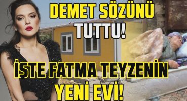 Demet Akalın Manavgat’ta evi yanan Fatma Teyze’nin evini yaptırdı! İşte Fatma Öksüzoğlu’nun yeni evi Magazin Haberi