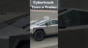 Cybertruck Tows a Trailer Fragman izle