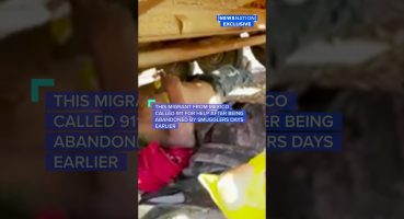 Texas sheriff rescues dehydrated migrant hiding under trailer Fragman izle