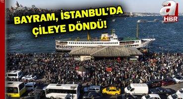 İstanbul’da bayram çileye döndü! Trafik ve toplu taşıma çıkmazı… | A Haber