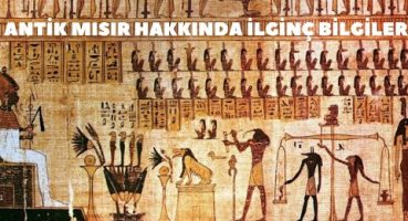 1 Dakika’da Antik Mısır Hakkında İlginç Bilgiler