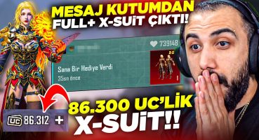 MESAJ KUTUMDAN BEDAVA X-SUİT ÇIKTI!! 😱 86.300 UC FULLEDİK! (BÜYÜK SÜRPRİZ) | PUBG MOBILE