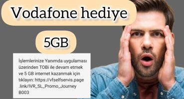 Vodafone hediye 5 GB internet nasıl yapılır 2024 vodafone bedava internet nasıl yapılır vodafone int