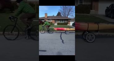 Kayak bicycle trailer! Fragman izle