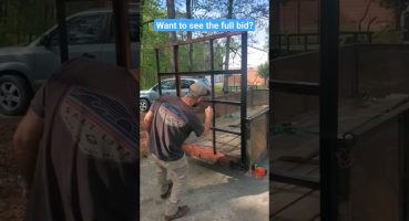 DIY Trailer Gate under $250! #diy #welding #fabrication #trailer Fragman izle