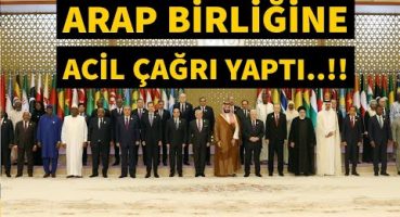 Arap Birliği’ne olağanüstü toplantı çağrısı yaptı
