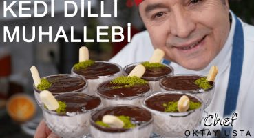 ÇİKOLATALI KEDİDİLLİ MUHALLEBİ ❗️Nasıl Yapılır? | Oktay Usta