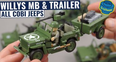 All COBI Willys Jeeps – Building 1:35 w/ Trailer – COBI 2297 (Speed Build Review) Fragman izle
