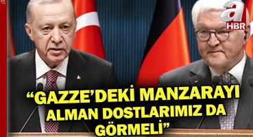 Almanya Cumhurbaşkanı Steinmeier Ankara’da! Başkan Erdoğan’dan önemli açıklamalar | A Haber