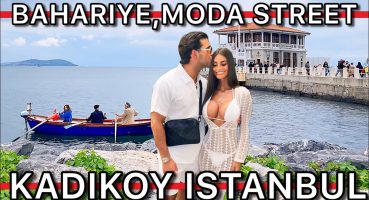 Turkiye🇹🇷Istanbul Asian Side Kadikoy bahariye Street Moda Street Fashion Market Walking tour |4K Fragman İzle