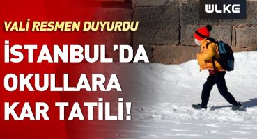 İstanbul’da 18 Mart Cuma Günü Okullar Tatil Edildi! Kar Yeniden Geliyor – #SONDAKİKA