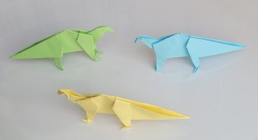 Kağıttan dinozor nasıl yapılır | How to make a dinosaur from paper