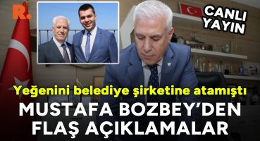 Yeğenini belediye şirketine atamıştı | Bursa Büyükşehir Belediye Başkanı Bozbey’den açıklama #CANLI