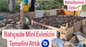 1+1 Evimizin Temelini Attık 🧿 Bahçemize Neler Ektik ❓️ Kulübe Ev Nasıl Yapılır 🤔 Bahçe Vlog