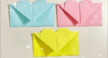 Kalpli Zarf Yapımı – Zarf Nasıl Yapılır? / Heart Envelope – How to Make an Envelope
