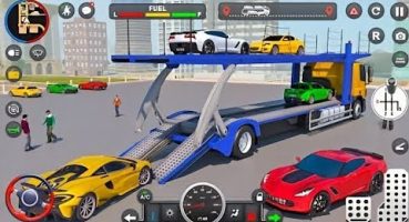 Trailer truck car🥰 transport 3D Game #truck Fragman izle