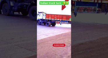 Indian truck making u turn #trend #viral #new #indiantruck #trailer Fragman izle