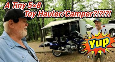 Unbelievable 5×8 Cargo Trailer Conversion Camper/Toy Hauler. You Gotta See This!!!! Fragman izle