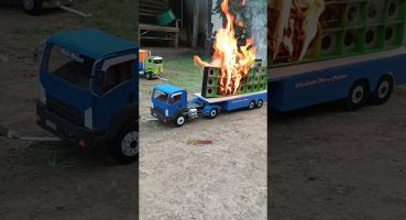 truk trailer saya terbakar gara gara konslet  🔥🚛 #shortsviral #mtminitruk #trukoleng Fragman izle