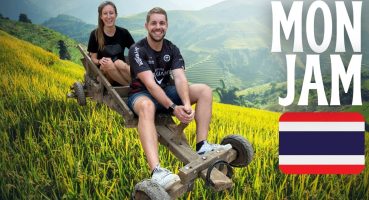 Glamping, Thai BBQ, Wooden Race Carts in MON JAM THAILAND Travel Vlog -day trip from Chiang Mai