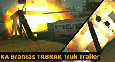 Ilustrasi KA Brantas TABRAK Truk Trailer di Semarang | GTA San Andreas Train Animation Fragman izle