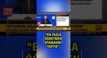 Cumhurbaşkanı Erdoğan Duyurdu: Cumhuriyet Tarihinin En Fazla Öğretmen Ataması Yapan Hükümetiyiz Fragman İzle