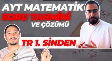 Türkiye 1.sinden AYT Matematik Soru Tahmini | Mutlaka Çıkacak 10 Soru Tipi #yks2024 #yks #ayt