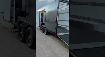 Cargo trailer, car hauler, race trailer 🔥 #cargotrailer #trailer #custombuild #shorts Fragman izle