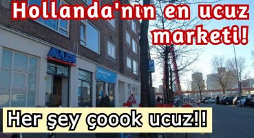 Hollanda’nın Bim’i Aldi!  | Hollanda’da alışveriş fiyatları | Hollanda market alışverişi 2021