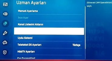 Samsung Tv yeni kanal arama , yeni kanal ekleme nasıl yapılır ? Turksat yeni kanal arama TRT1