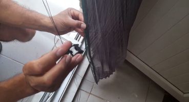 Sineklik teli tamiri nasıl yapılır akordiyon şeklinde How to repair fly screen in accordion shape