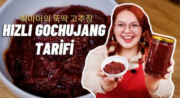 Hızlı Goçucang Tarifi-Evde Kore Salçası Nasıl Yapılır? Ddukddak Gochujang Big Mama LeeHyeJung Tarifi